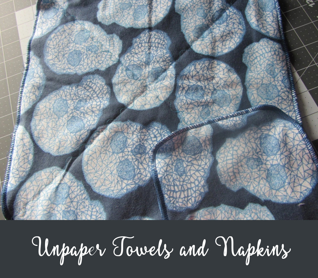 How to Make Unpaper Towels and Cloth Napkins- a super easy Naptime tutorial