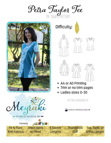 Petra Taylor Ladies Tee/Tunic/Dress