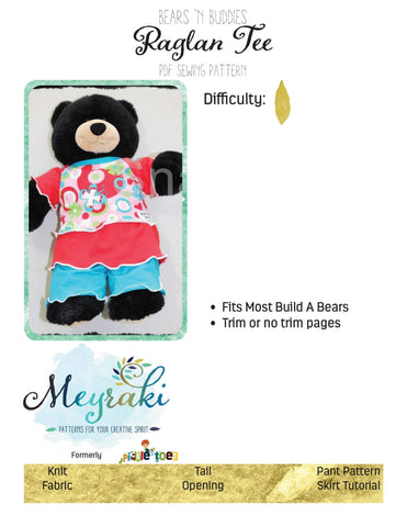 Bear Raglan Tee and Pants