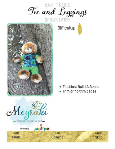 Bear Tee and Leggings