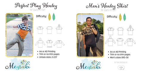 Perfect Play Henley Men's and Kid's Bundle