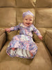 Ella and Ollie Baby Gown and Beanie