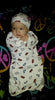 Ella and Ollie Baby Gown and Beanie