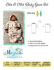 Ella and Ollie Baby Gown and Beanie