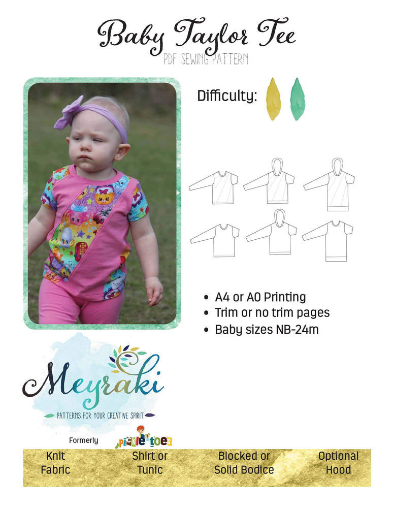 Taylor Tee Baby PROJECTOR FILE INCLUDED
