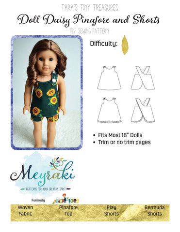 Daisy Pinafore Girl and Doll Bundle