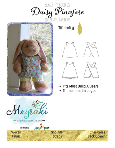 Daisy Pinafore Bear