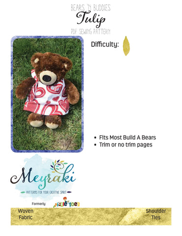 Tulip Tie Bear