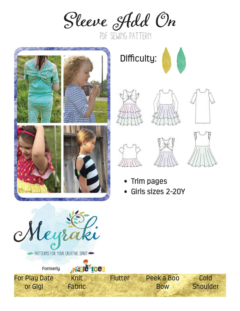 Sleeve add on for Gigi and Play Date
